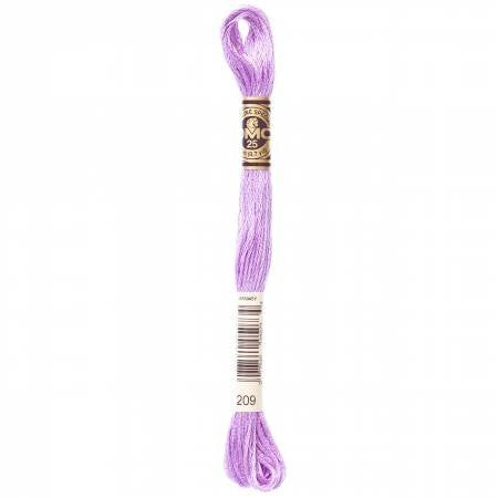 Dark Lavender Embroid Cotton
